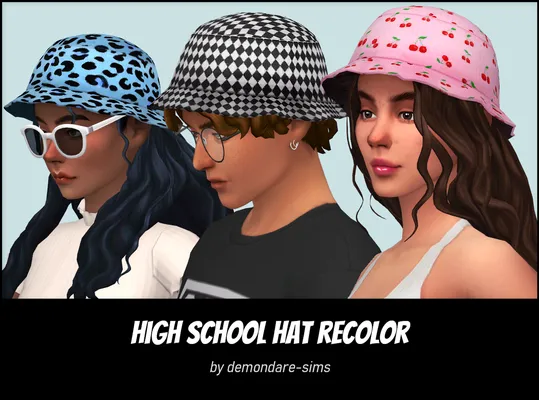 High School hat recolor