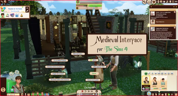 Medieval Interface for The Sims 4 (July 27, 2024) [Public version]  