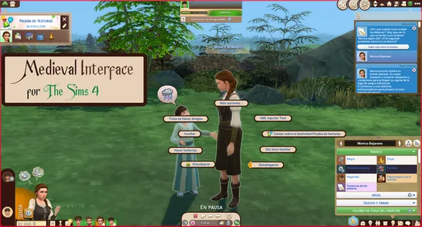 Medieval Interface for The Sims 4 (March 3, 2024) [Public version]  