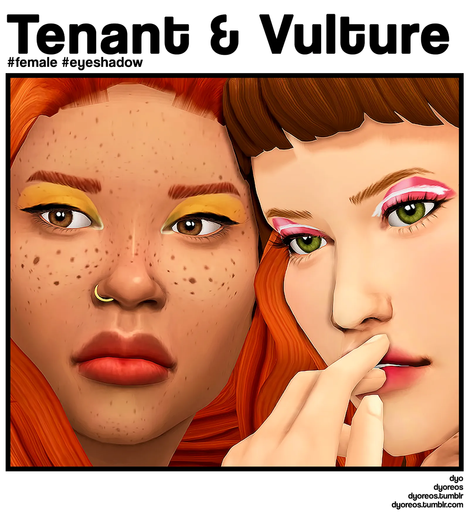[Dyoreos] Tenant & Vulture Eyeshadow