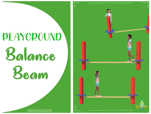 Playground Balance Beam