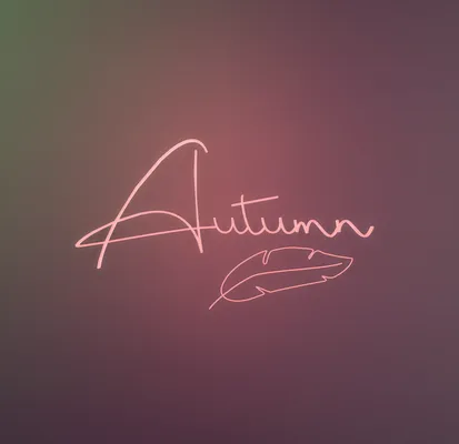 Pack of 5 Neon Signs for Autumn ! / Pack de 5 Néons pour l'Automne !