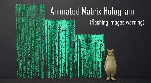 Animated Matrix Hologram