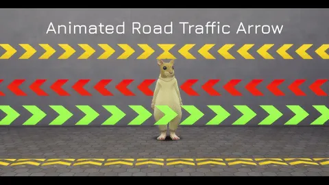 Animated Road Direction Traffic Arrow                       (I don’t know what this thing is called…)