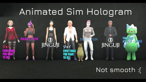 Animated Sim Hologram *
