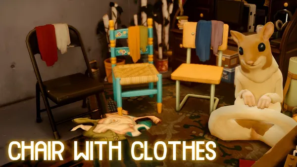 Chairs with Clothes
