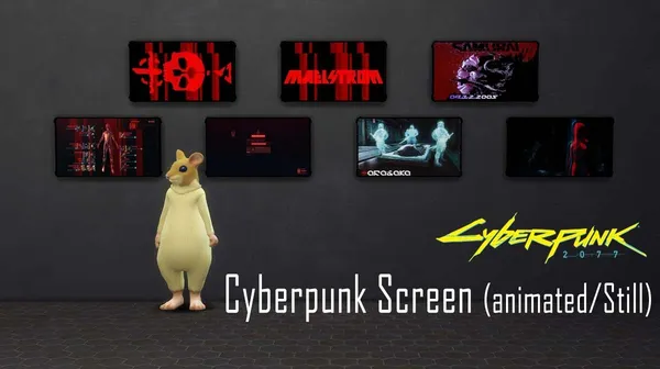 Cyberpunk Screen (animated/still)