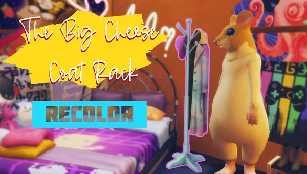 The Big Cheese Coat Rack RECOLOR