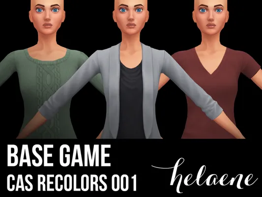 CAS Recolor Add-Ons: Base Game - 001 