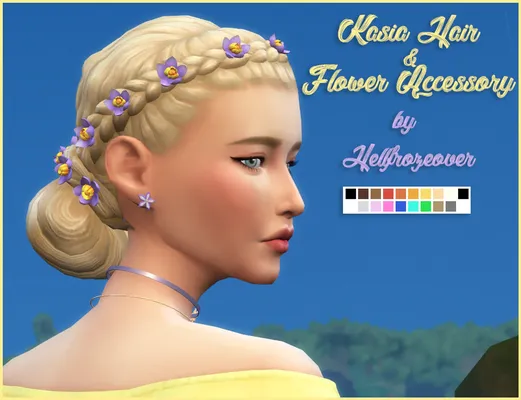 Kasia Hair and Flower Accessory
