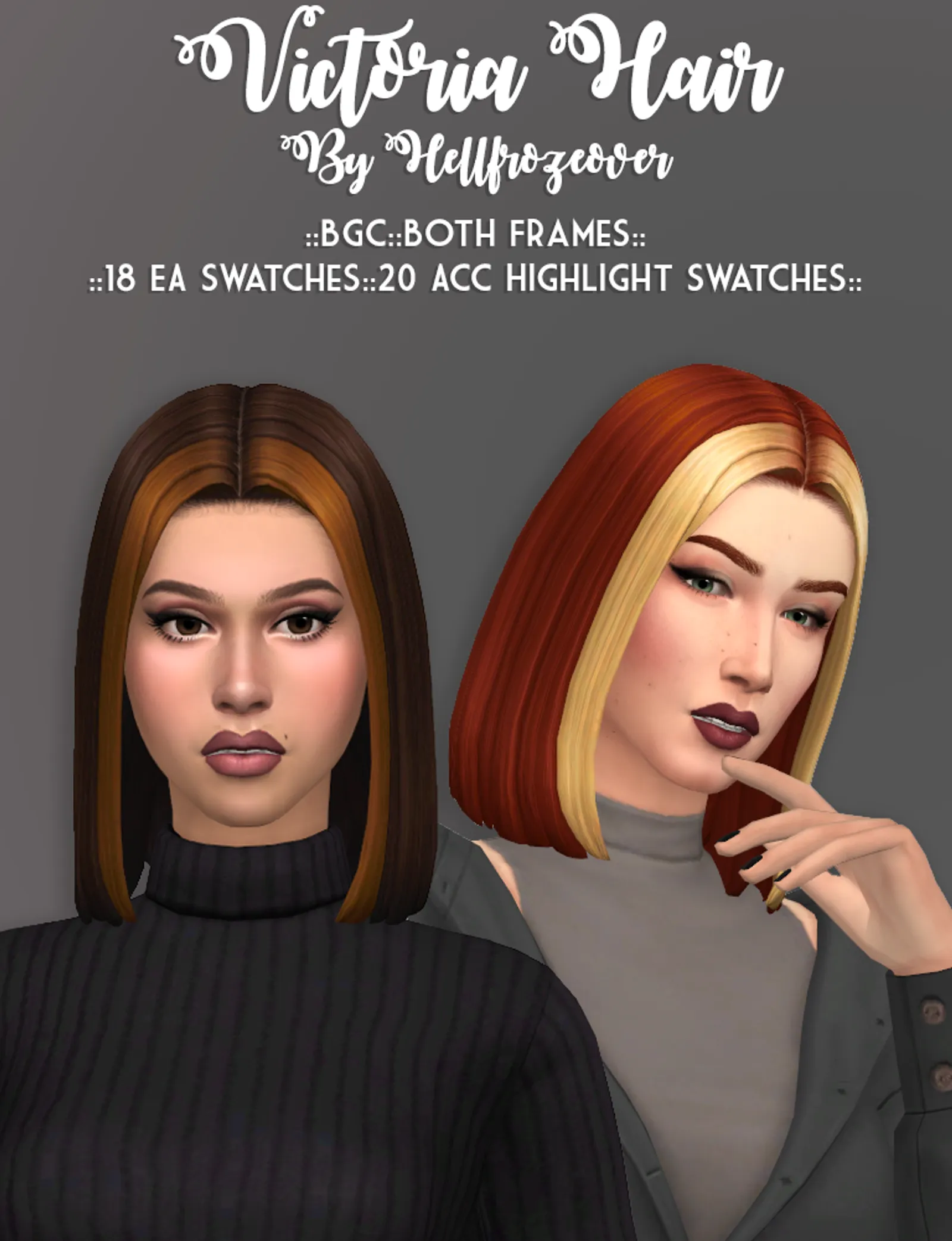 Victoria Hair and Accessory Highlights