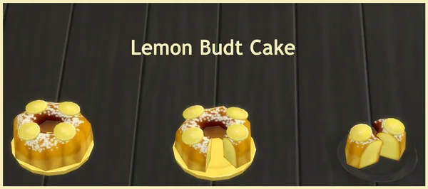Bundt Cake - Vanilla, Lemon