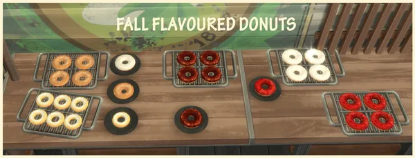 FALL FLAVOURED DONUTS