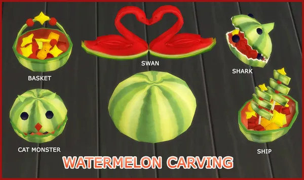 WATERMELON CARVING