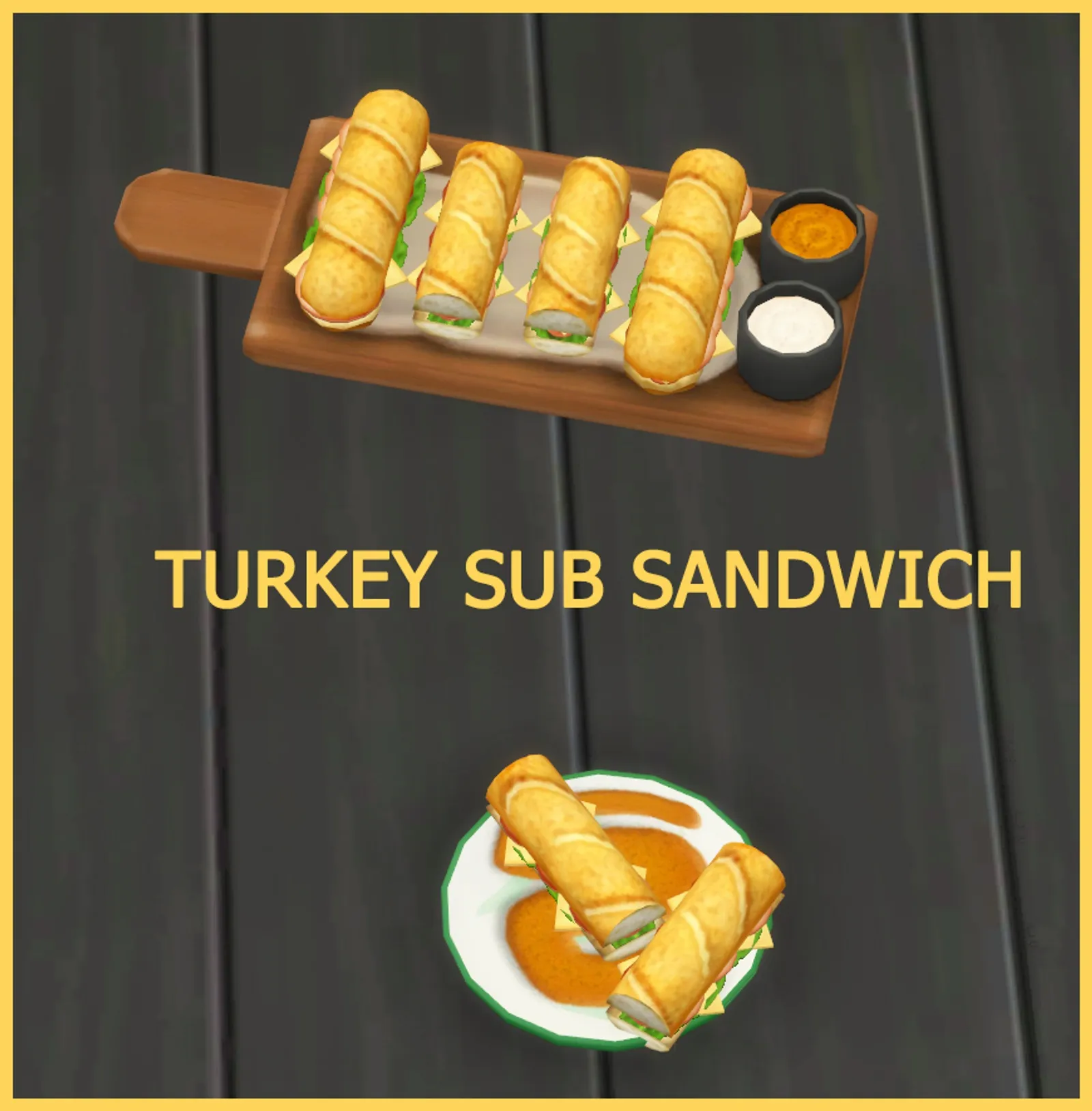 TURKEY SUB SANDWICH
