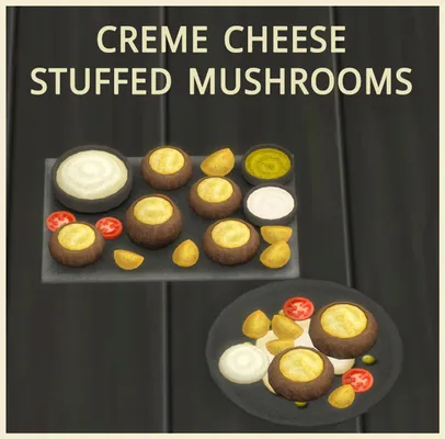 Cream Cheese Stuffed Mushrooms