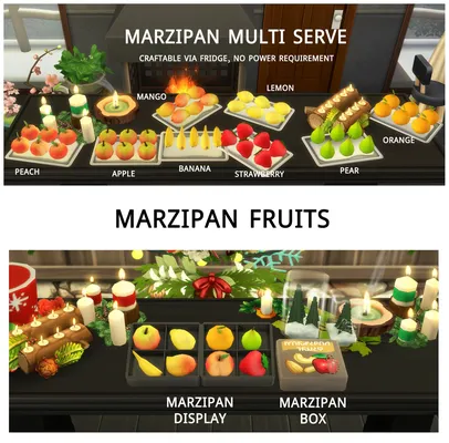 MARZIPAN FRUITS