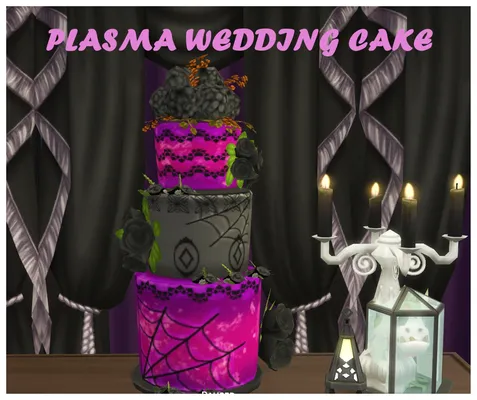 PLASMA WEDDING CAKE