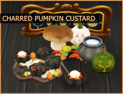 Charred Pumpkin Custard
