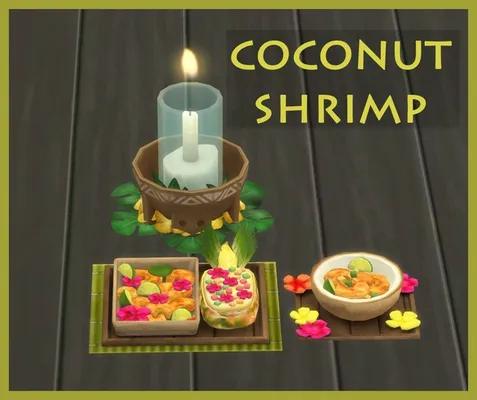 Coconut Pineapple Shrimp 