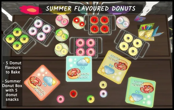 Summer Flavoured Donuts 