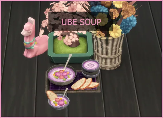 Ube Soup