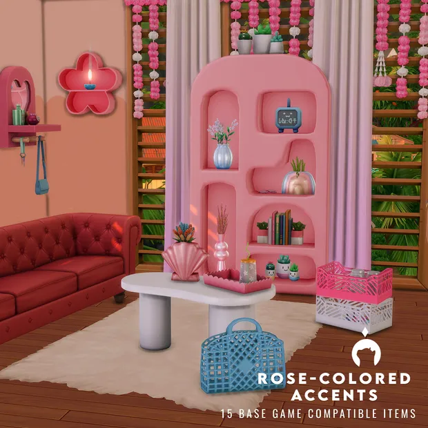 Rose-Colored Accents - A 15 items collection! 