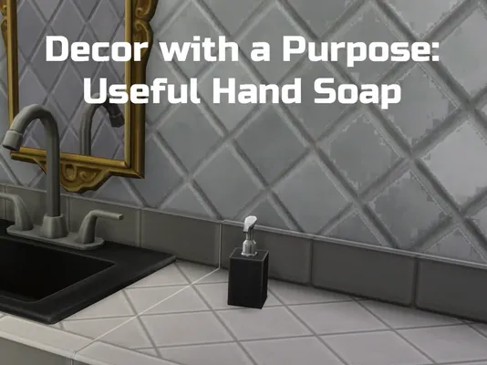 Decor With A Purpose: Useful Hand Soap
