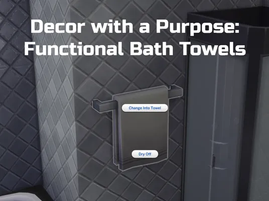 Decor With A Purpose: Functional Bath Towels