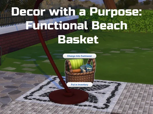 Decor With A Purpose: Functional Beach Basket