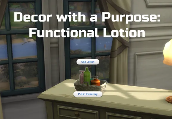 Decor With A Purpose: Functional Lotion