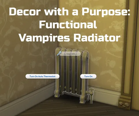 Decor With A Purpose: Functional Radiator