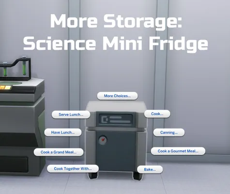 More Storage - Science Mini Fridge