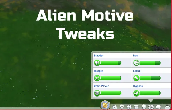 Alien Motive Tweaks
