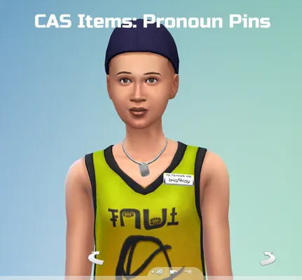 CAS Items: Pronoun Pins