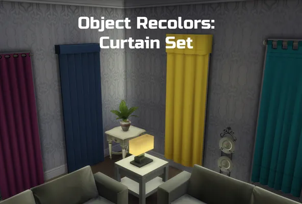 Object Recolors: Curtain Set