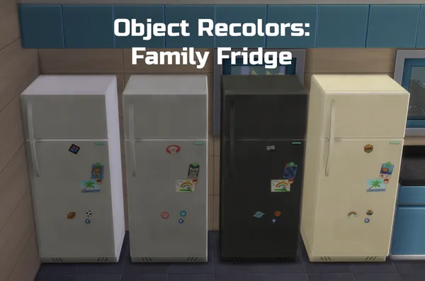 Object Recolors: Family Fridge