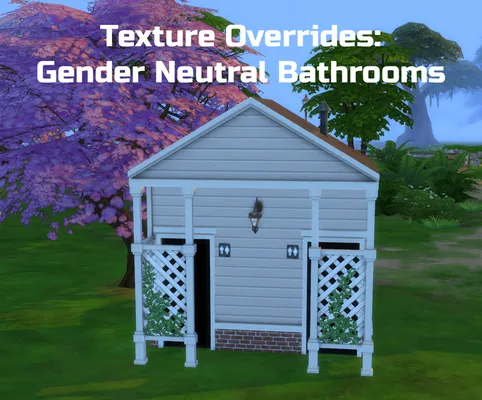 Texture Overrides: Gender Neutral Bathrooms