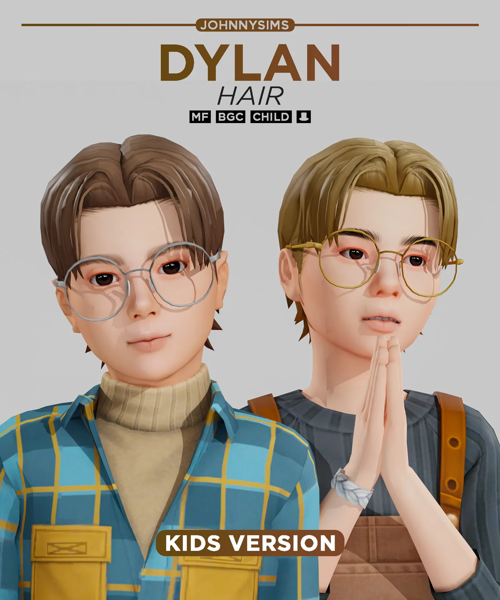 Dylan Hair (Kids Ver.)
