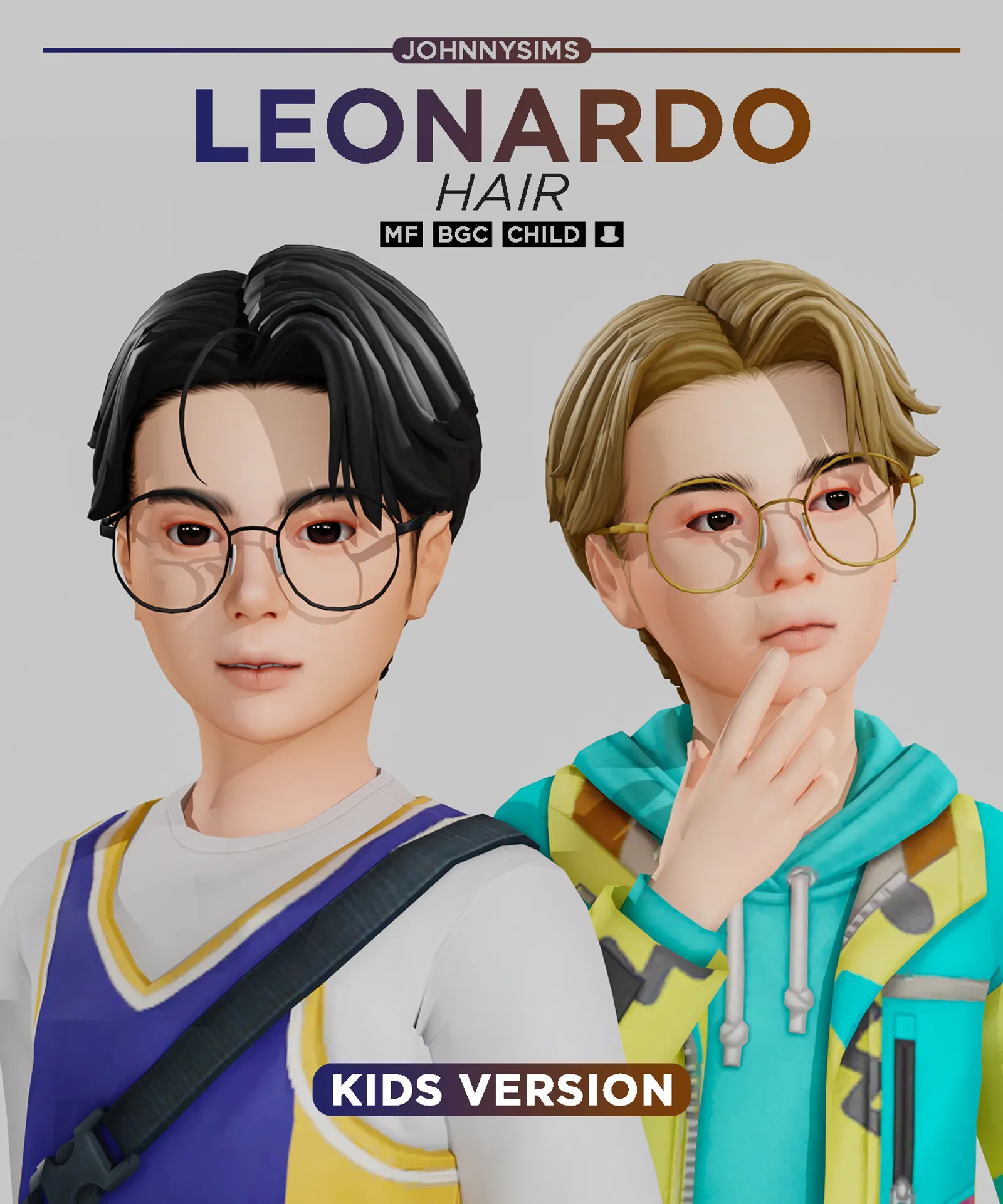 Leonardo Hair (Kids Ver.)