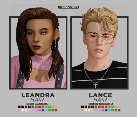 Leandra and Lance Hair