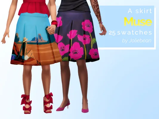 ? Muse - a skirt in 25 swatches - a gift for a winner of my giveaway on tumblr?