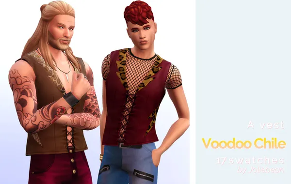 ? Voodoo Chile - a vest in 17 swatches ?