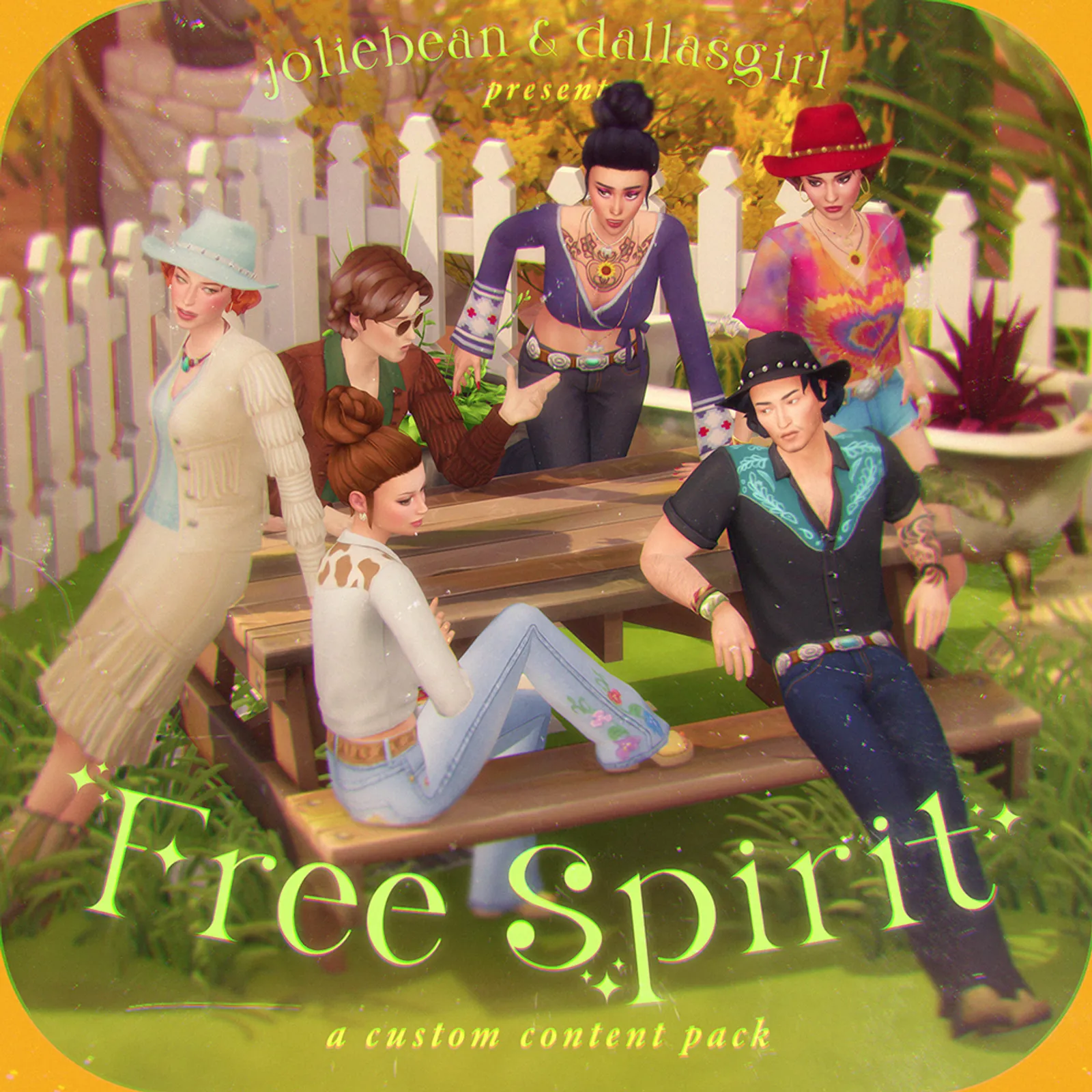 Free Spirit - a CC pack by Joliebean & DallasGirl
