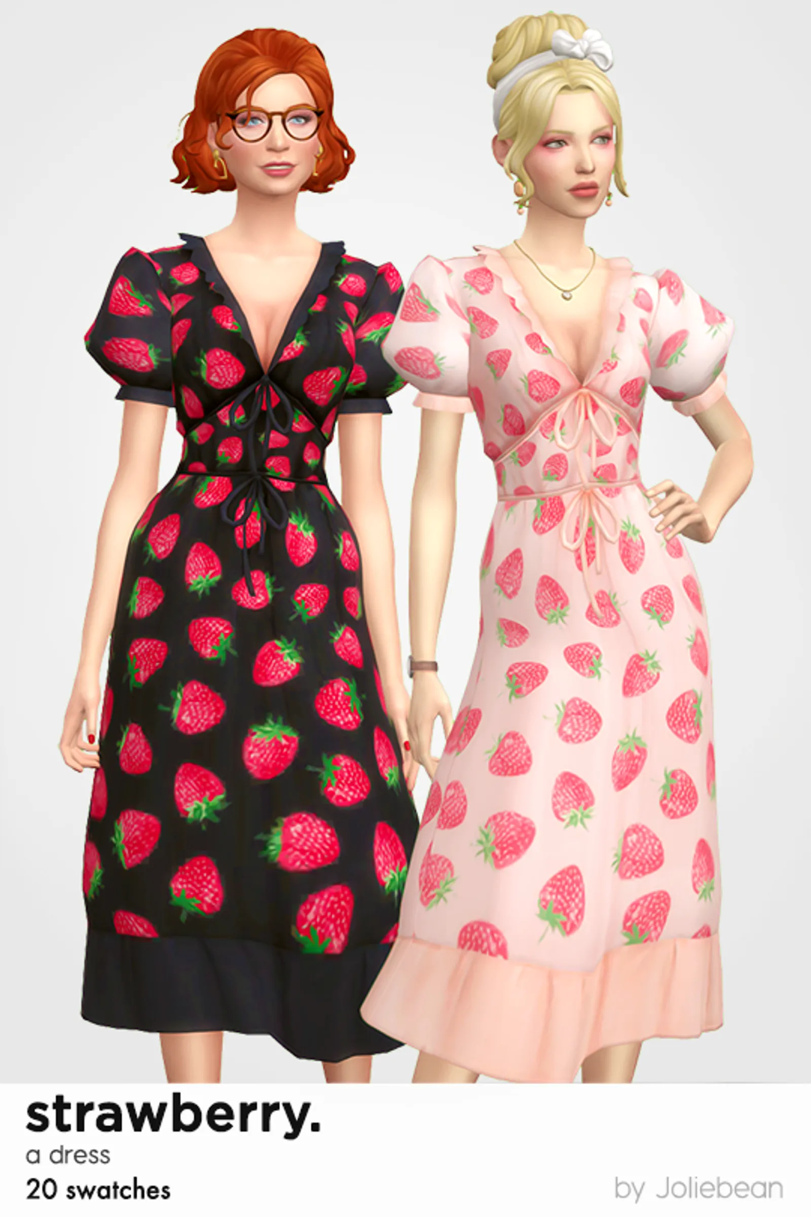 Strawberry dress by Joliebean