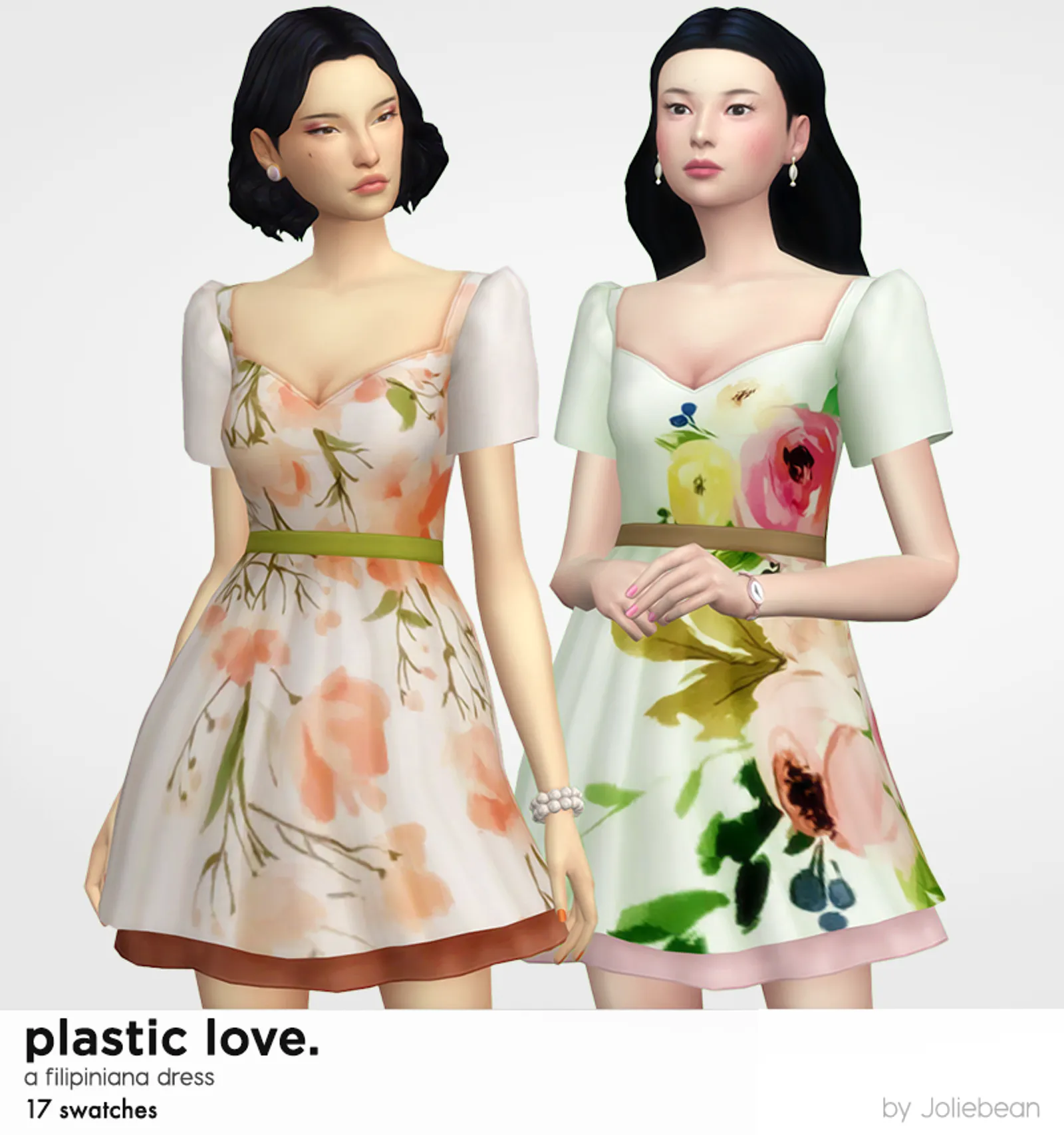 Plastic Love filipiniana dress by Joliebean