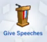 Give Speeches Tradition