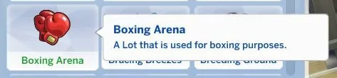 Boxing Arena Lot Trait