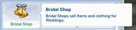 Bridal Shop Lot Trait