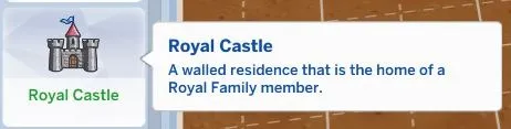 Royal Castle Lot Trait